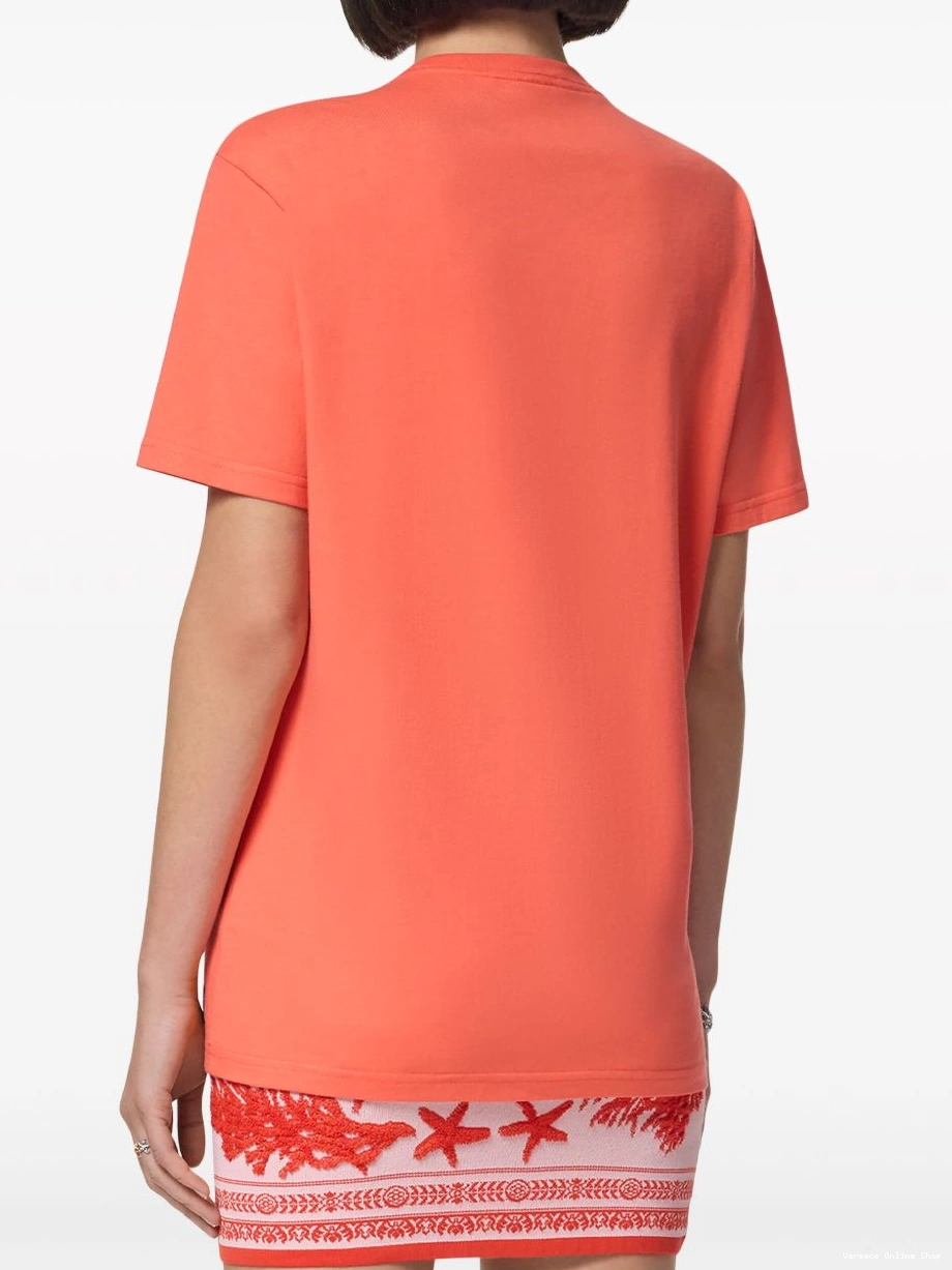 Cheap logo-print Re-Edition Versace 1978 T-shirt Women 0720